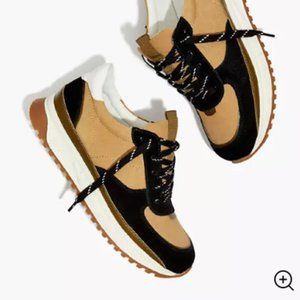 Kickoff Trainer Sneakers in Nubuck, Suede and Leat